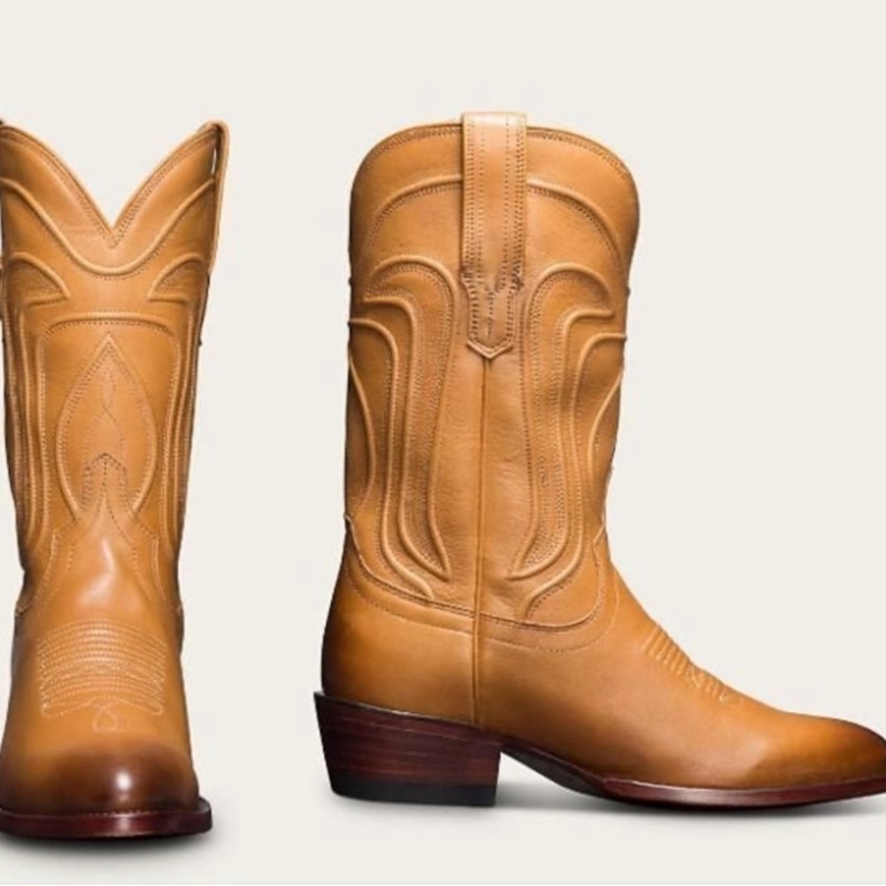 Tecovas Jamie cowgirl boot in Desert Calf-EUC
